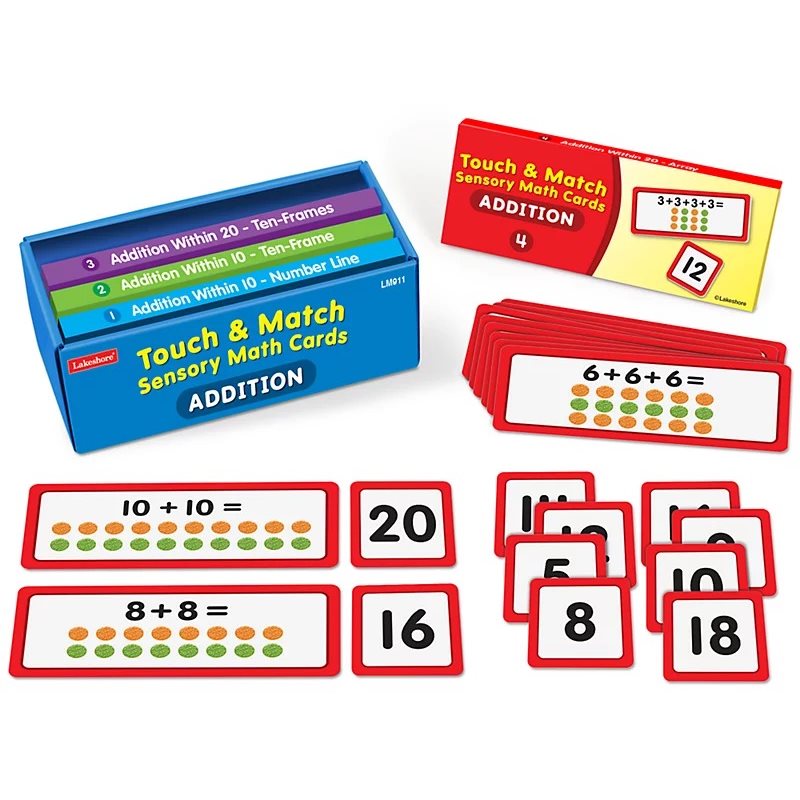 Touch & Match Sensory Addition Cards