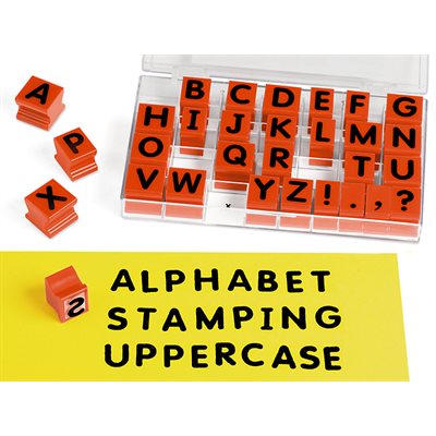 Timbres alphabet majuscules