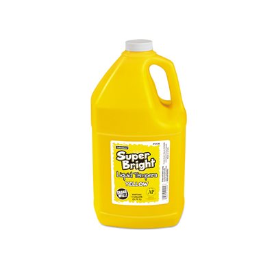 Tempera Liquide Brillant 1 Gallon-Jaune