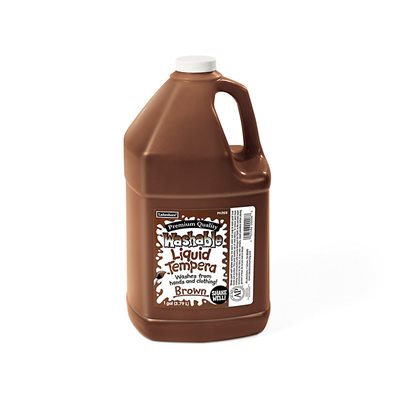 Washable Liquid Tempera - Gallon - Brown