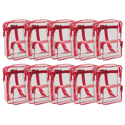 Take-Home Backpack Red - Set Of 10