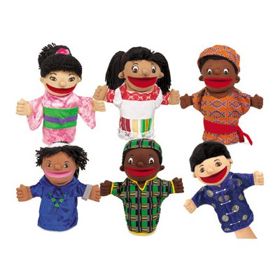 Let's Talk! Multicultural Puppets Set