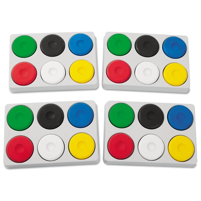 Tempera Blocks -6 Colours - 4 Sets