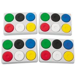 Tempera Blocks -6 Colours - 4 Sets