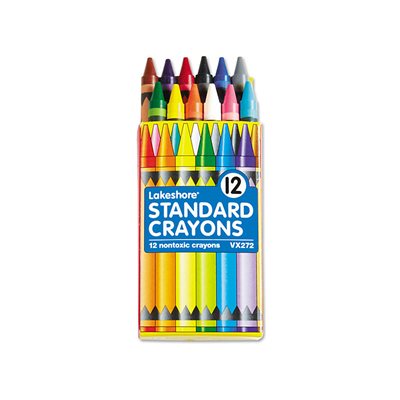 Paquet de crayons standard - 12 couleurs