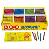 Best-Buy Standard Crayons - 8-Colour Box