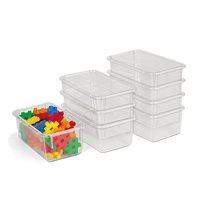Clear-View Bins-Set of 8